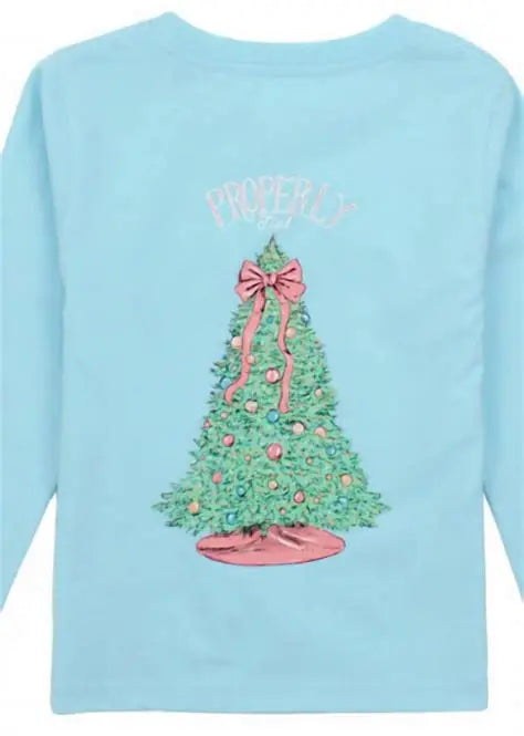 Merry and Bright LS Powder Blue