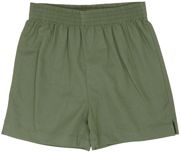Olive Twill Shorts