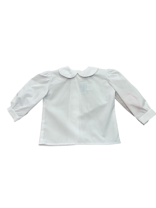 white collar blouse