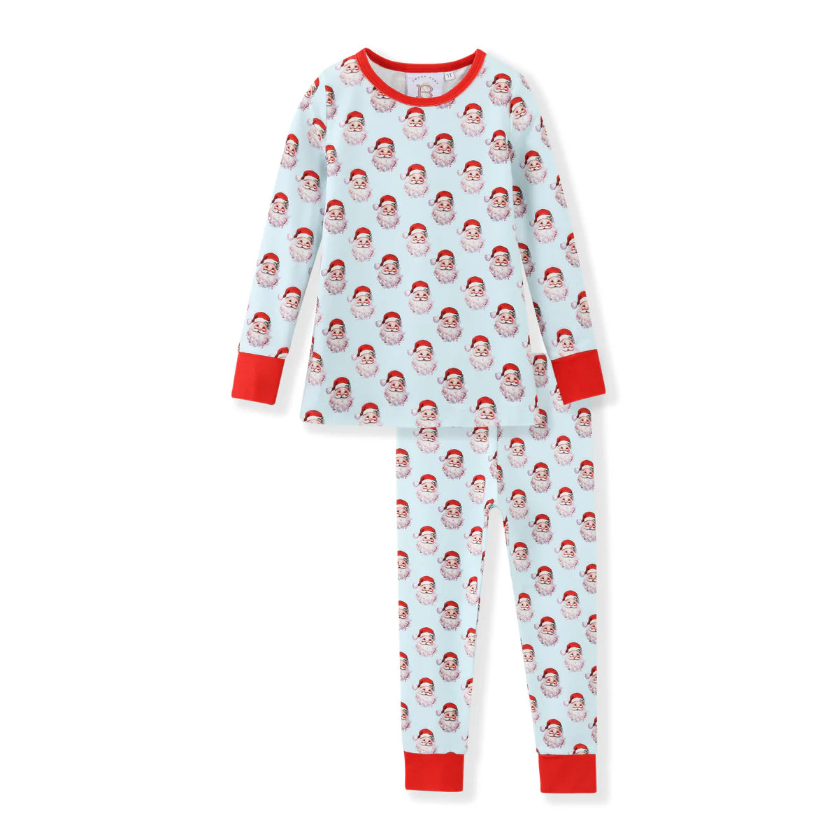 Blue Santa 2pc PJ set