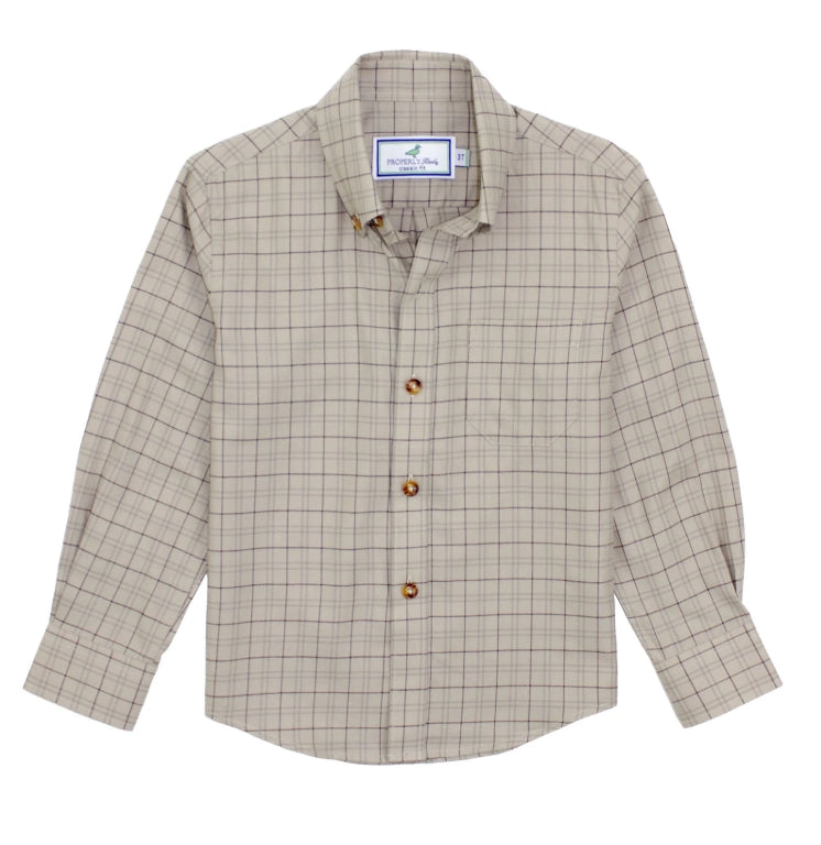 Woodland shirt wheat field
