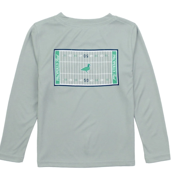 football field chrome gray
