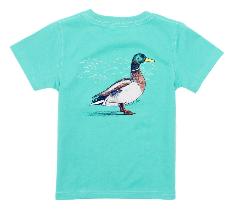 Boys duck ss soft green