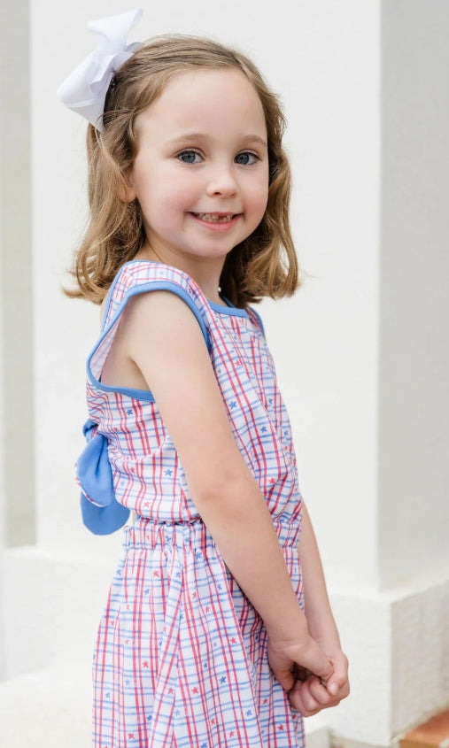 Kristin Knot Dress (Patriotic)