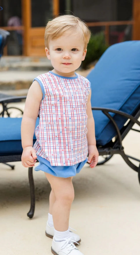 Boys Rory Diaper Set (Patriotic)