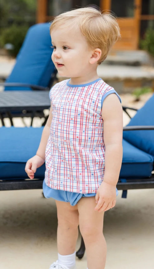 Boys Rory Diaper Set (Patriotic)