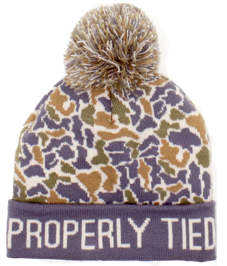 Boys Beanie Field Camo