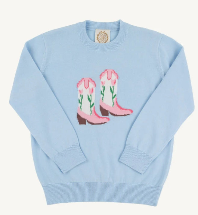 Isabelle's Intarsia boot sweater