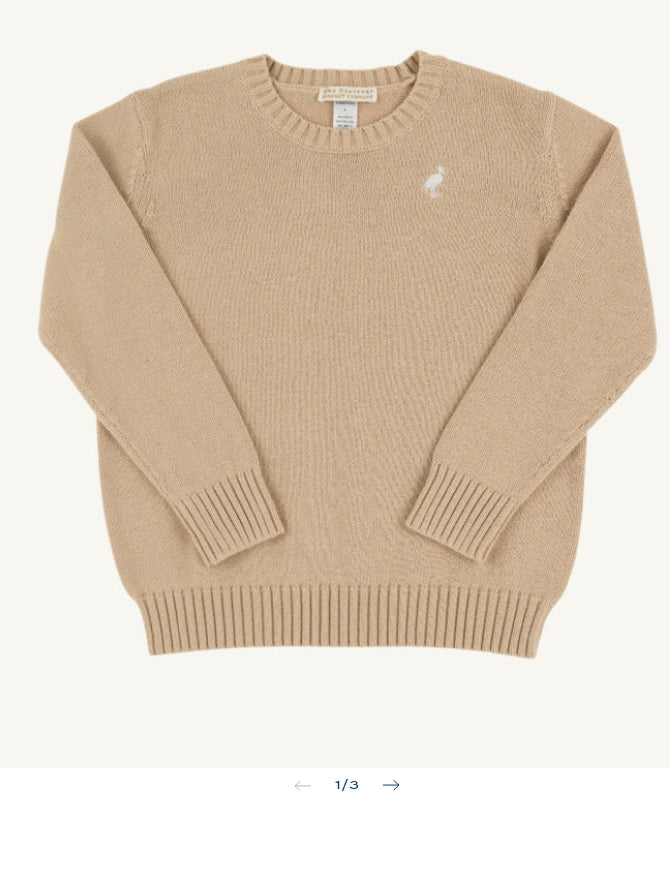Isaac's Sweater Khaki