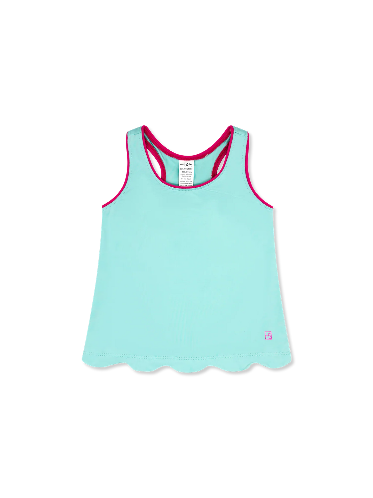 Totally Turquoise Scallop Tank
