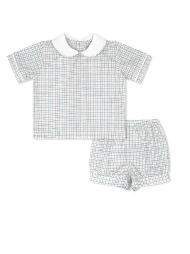 Countryside Plaid Short Set
