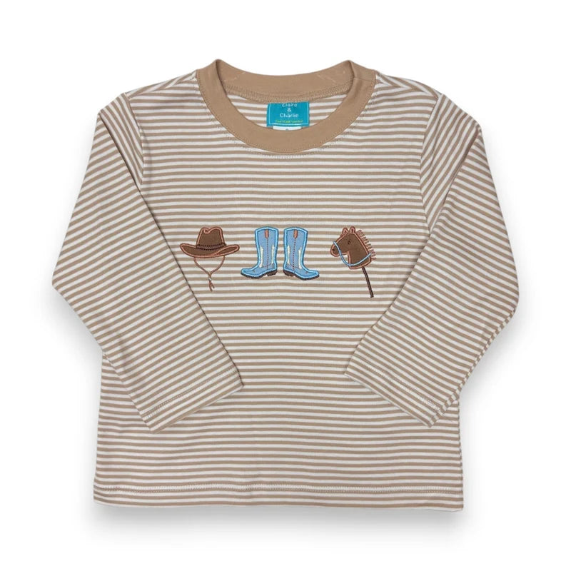 Cowboy knit boy LS t-shirt