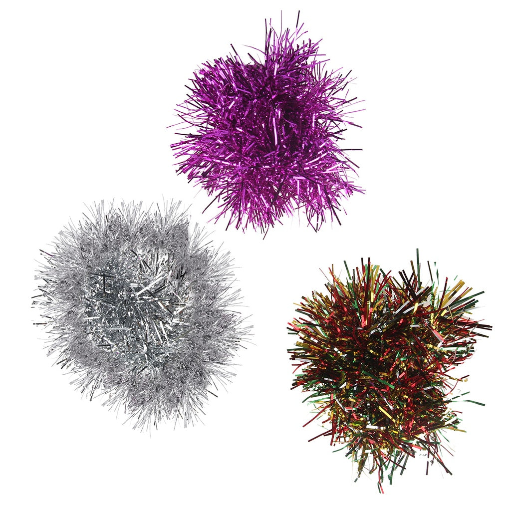 Tinsel Ornament Scrunchie