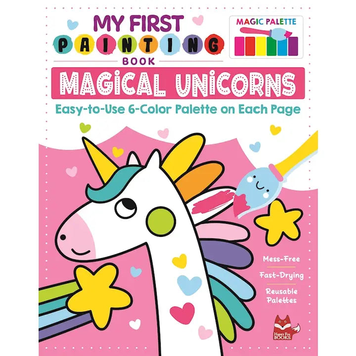 My first painting book: Magical unicorns