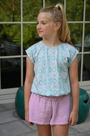 Tory top Island teal