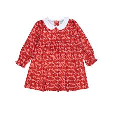 Red and white Bows dress