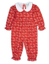 Red and white Bow Long sleeve bubble