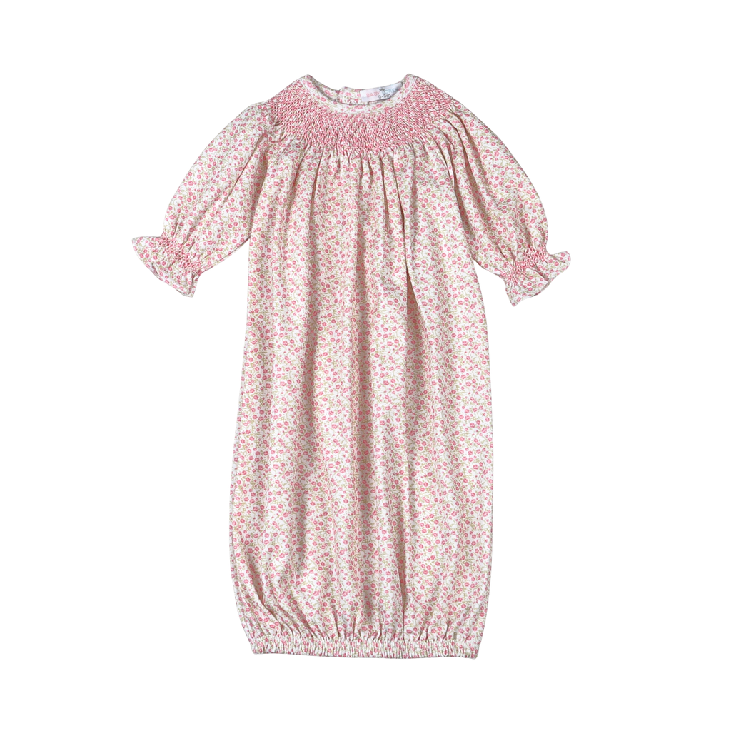 Melody hand smocked bishop gown