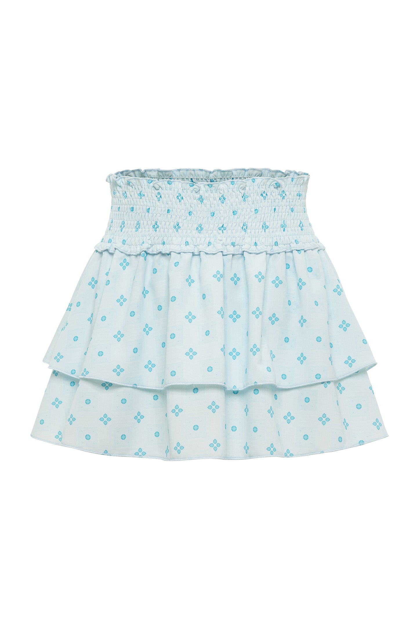 Scottie skirt aqua clover