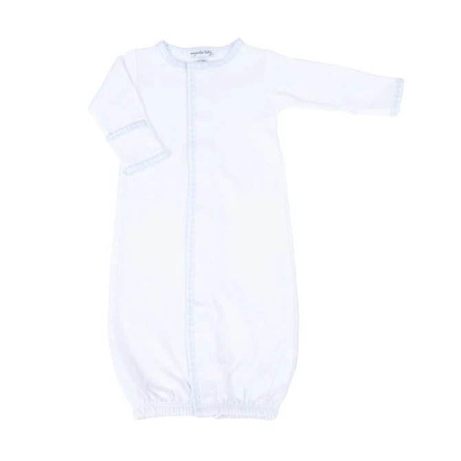 Blue converter gown
