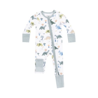 Soft dinos 2way zipper romper