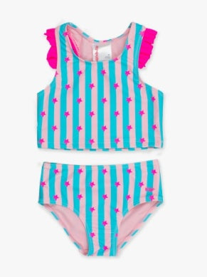 Neon star party racerback
