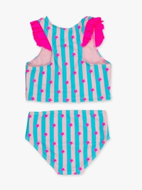 Neon star party racerback