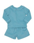 John Heirloom blue short set
