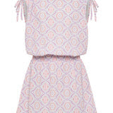 Helen Dress purple/coral