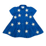 Royal blue Star dress