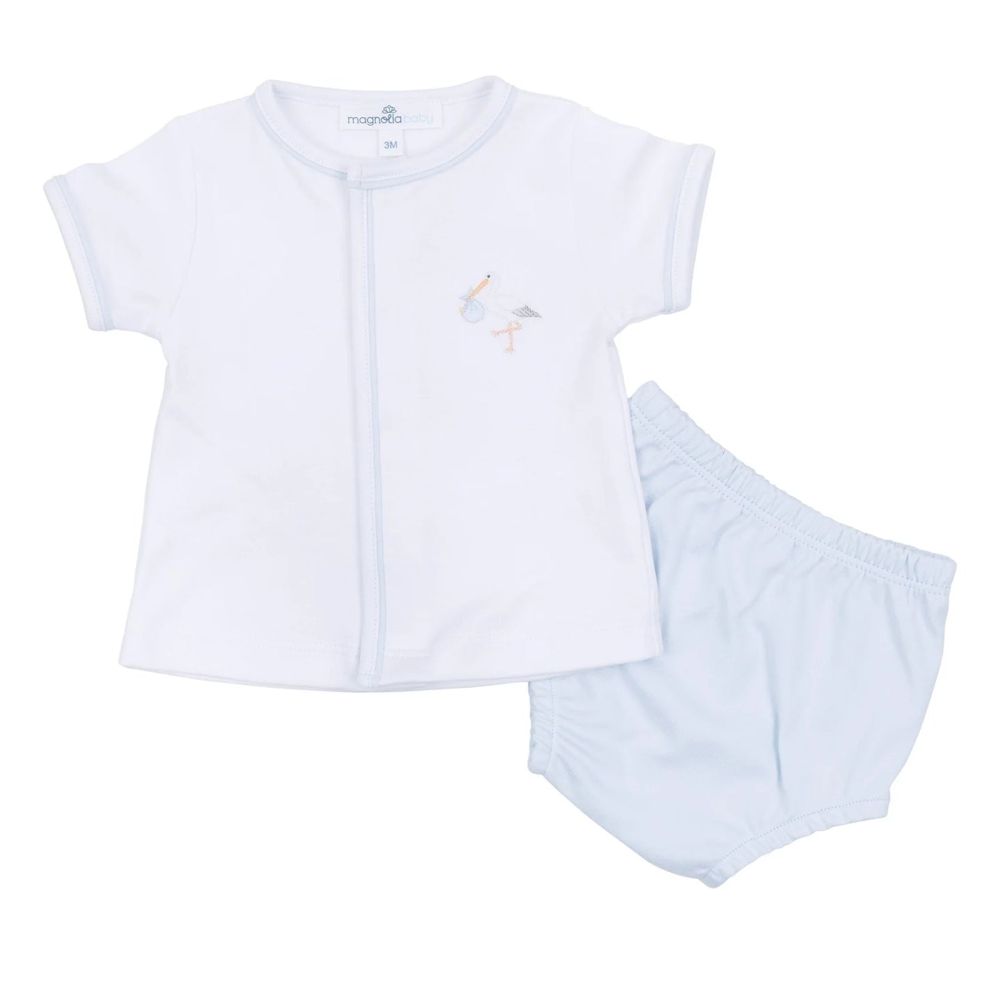 Stork diaper cover set
