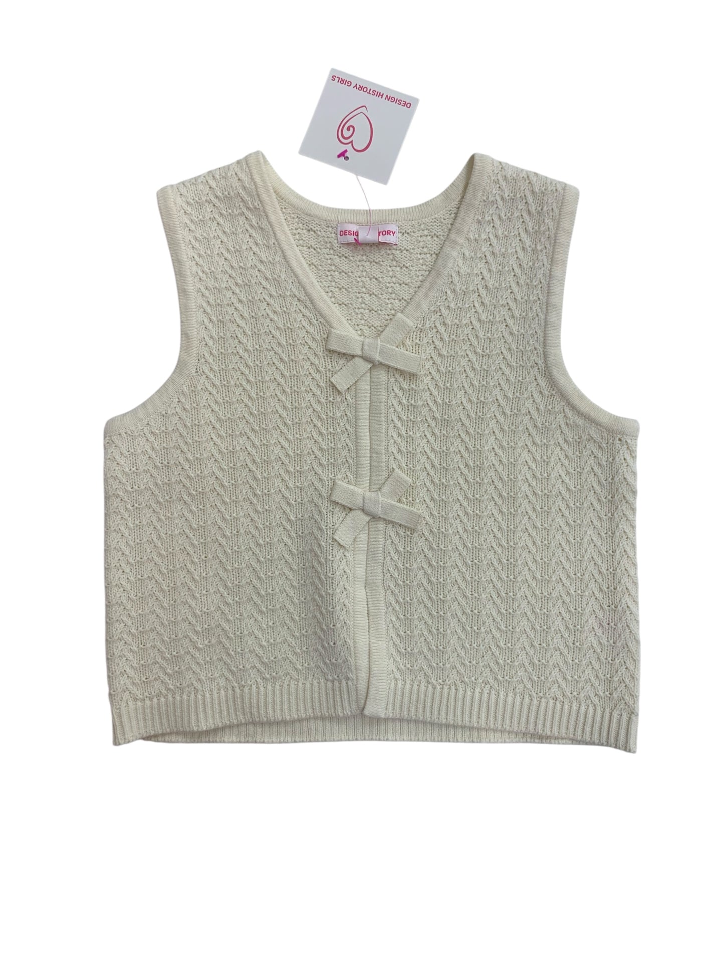 Knit Cream Vest