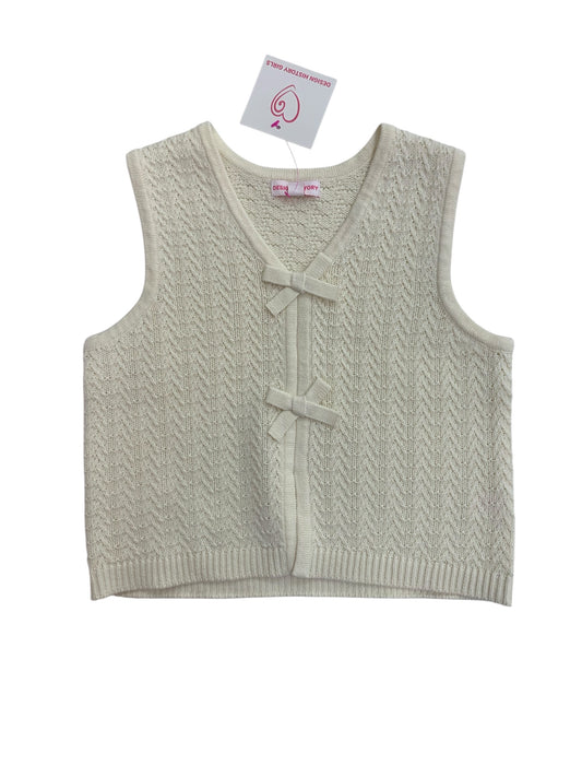 Knit Cream Vest