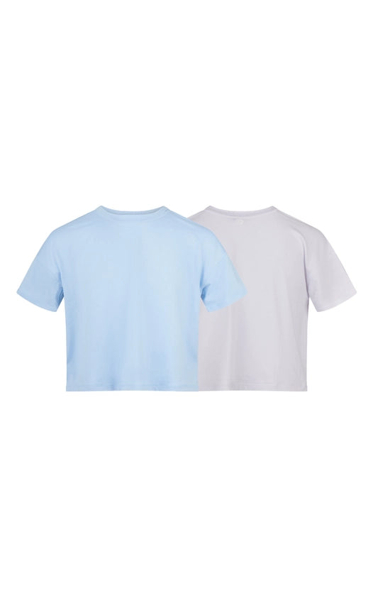 Blue Soft Deluxe Boxy Short Sleeves T-Shirts