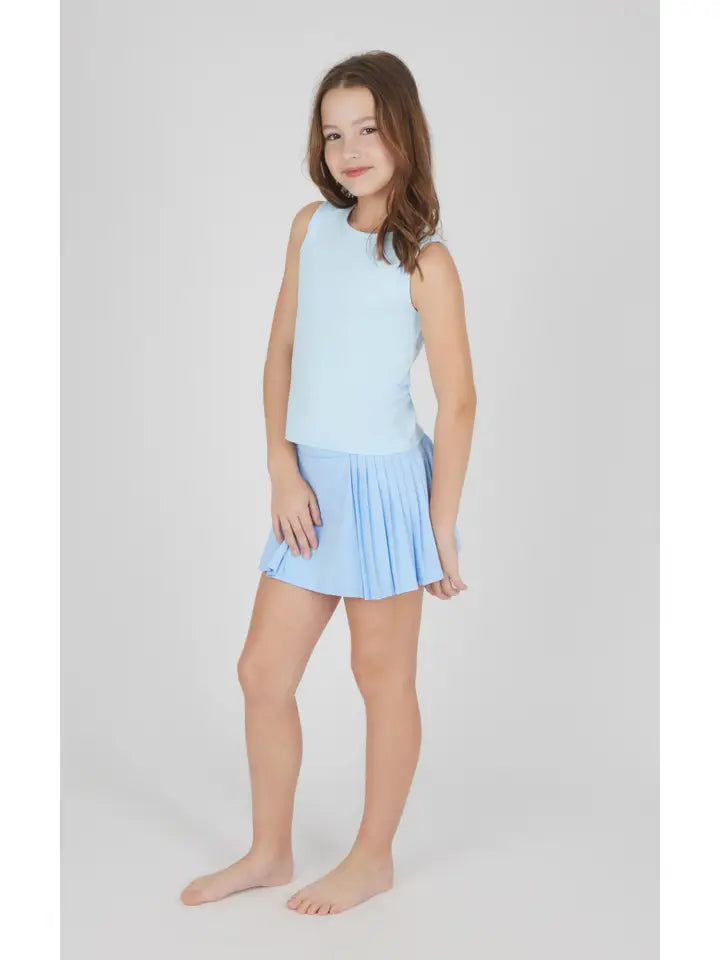 Girls Basic Tank Top blue