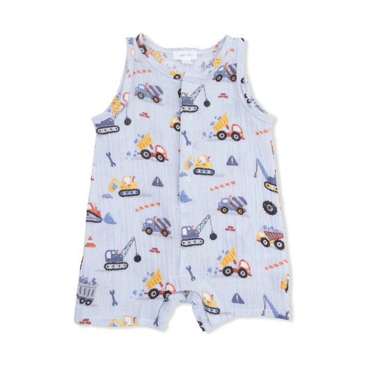 Crayon Construction Shortie Romper