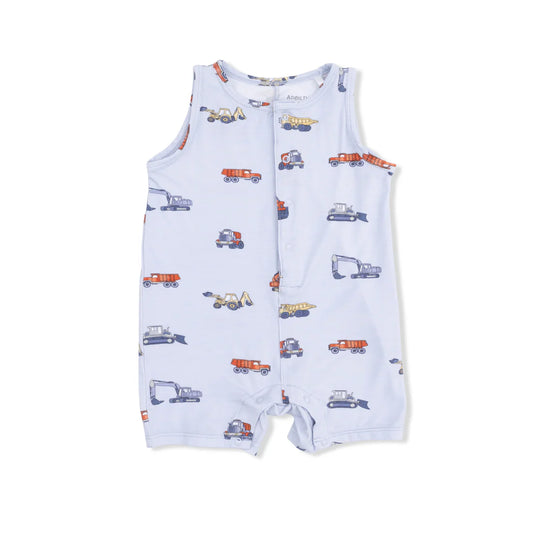 Construction Vehicles romper