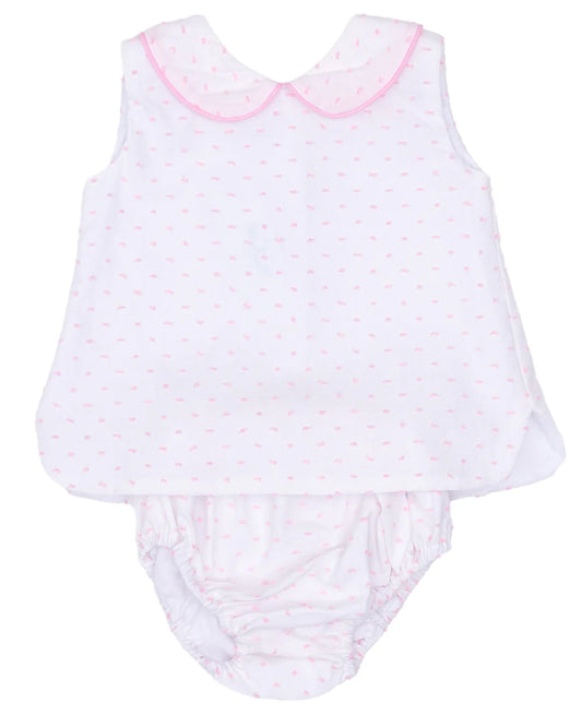 Raleigh Lt. Pink Swiss Dot