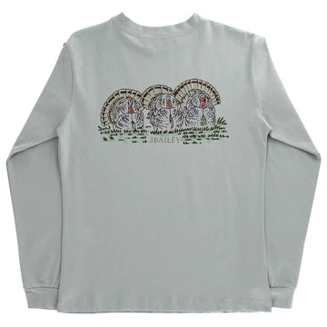 Turkey on sage logo tee