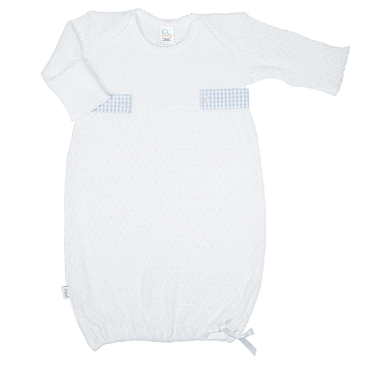 Paty gown Gingham tabs