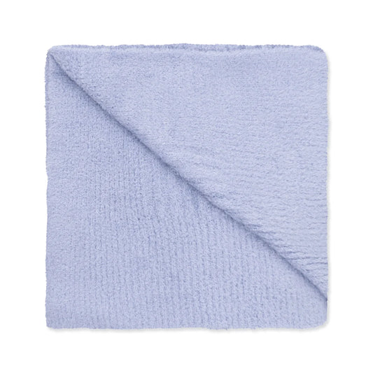 Dusty Blue Chanille Blanket