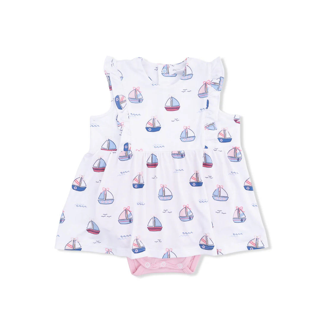 Bubbly sailboats dress