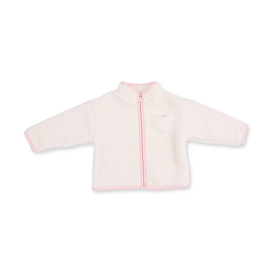 Sherpa - Zip Jacket With Lining Pink