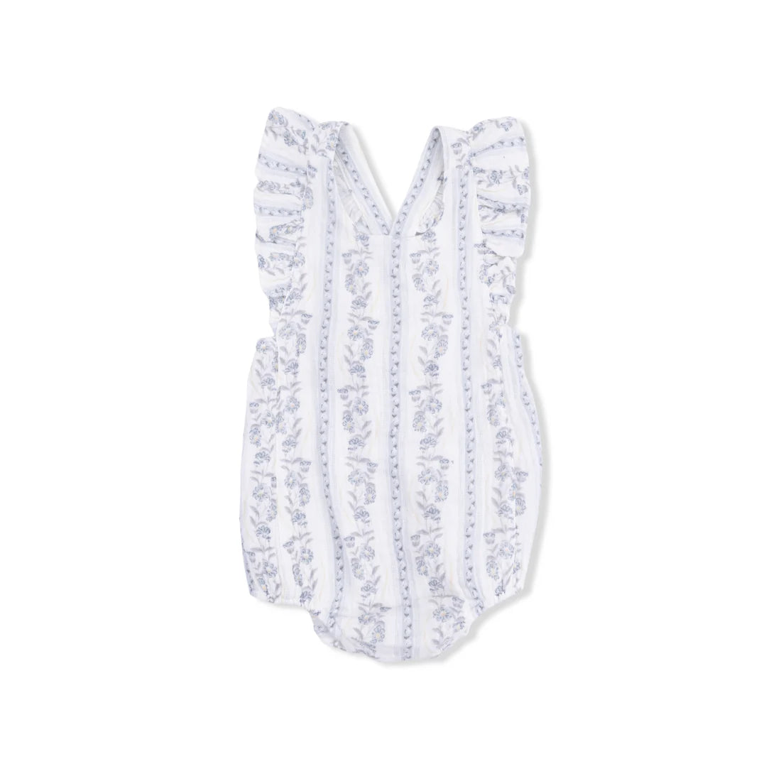 Kimberly Floral Stripe - Sunsuit