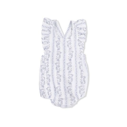 Kimberly Floral Stripe - Sunsuit