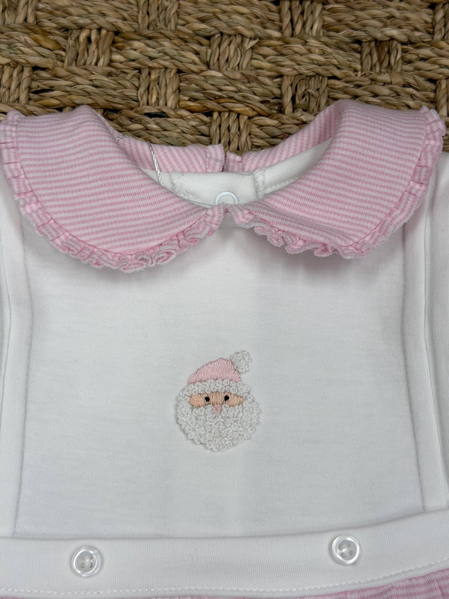 Squiggles Mini St. Nick Collared Longall, Pink