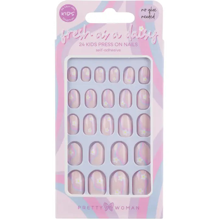Fresh as a Daisy Press on Nails