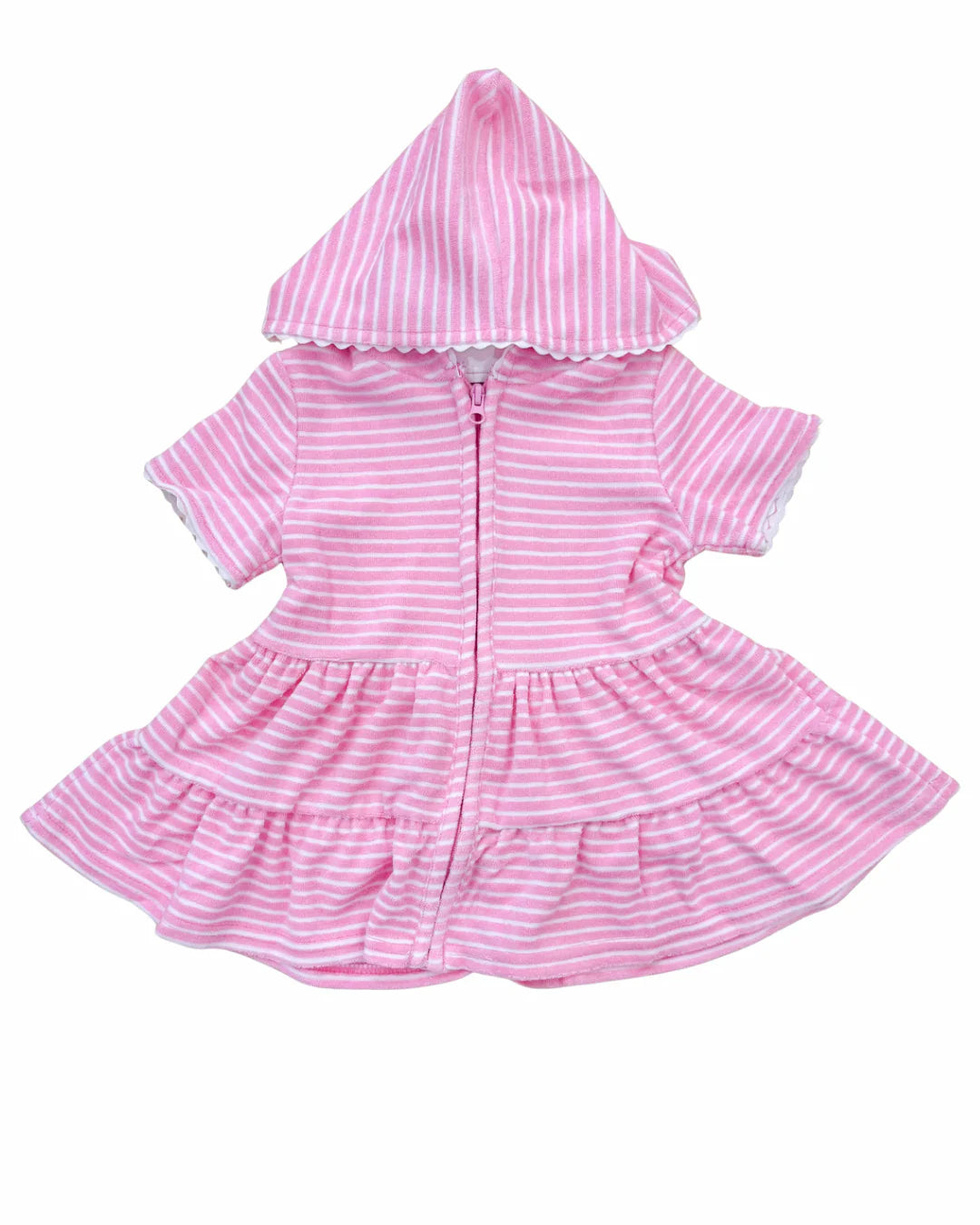 Pink Stripe Swim Cover Up