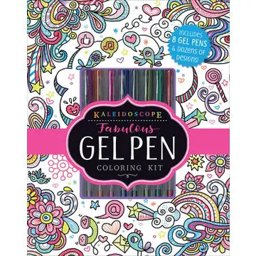 Kaleidoscope gel pen coloring kit
