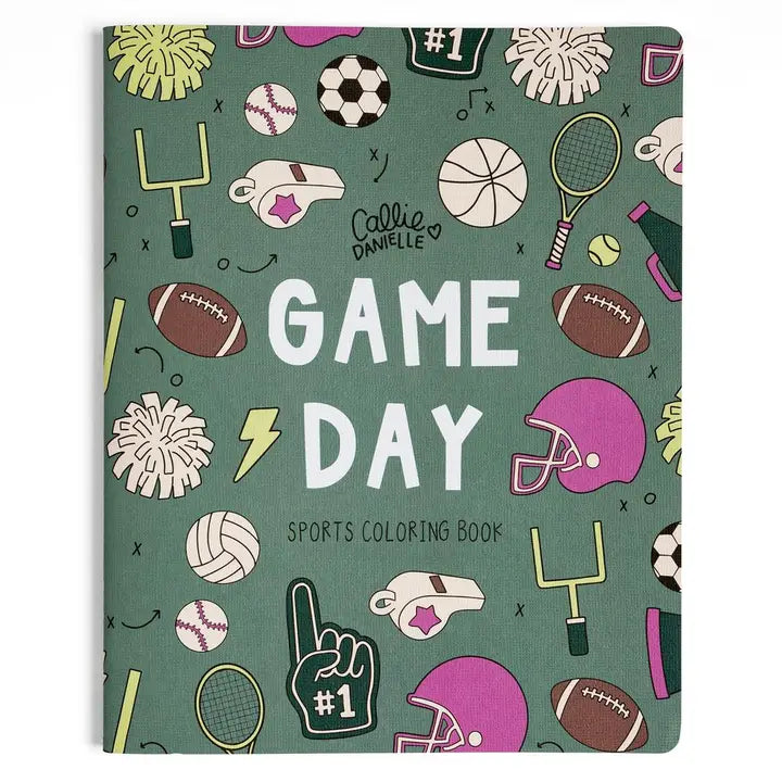 Game Day Sports-Themed Coloring Book